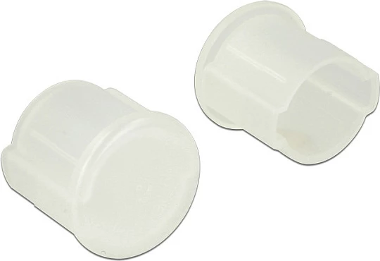 Kapak pluhuri për portë BNC DeLOCK 64022, 10 copë, transparent
