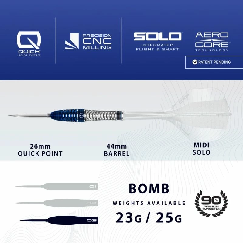Shigjeta steeltip Harrows për dart [Pesha: 25 g]