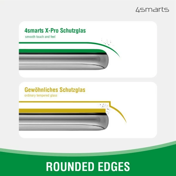Mbrojtës ekrani 4smarts X-Pro, Apple iPhone 13/13 Pro, xhami i kalitur, transparent