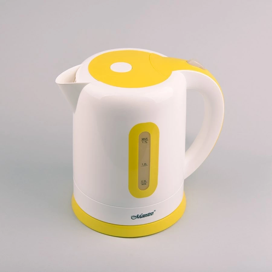 Çajnik elektrik Maestro MR-040, 1.7 L, 2000 W, Bardhë/Verdhë