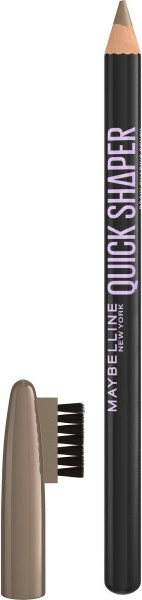Laps për vetulla Maybelline Quick Shaper Brow Pencil për femra 03 Soft Brown 4g