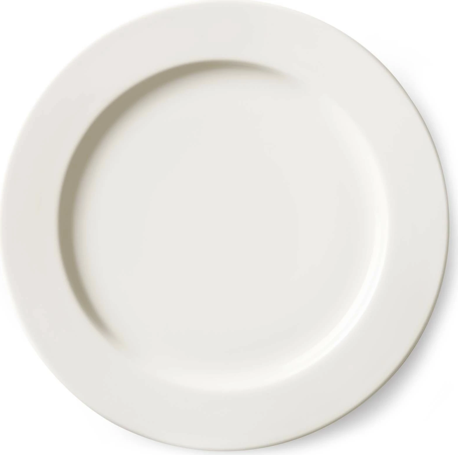 Pjatë e sheshtë Fine Dine Crema Ø240 mm, krem, set 6 copë