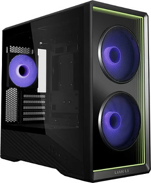 Kasë Lian Li Vector V150 INF, Mini/Midi-Tower, panel xhami, e zezë