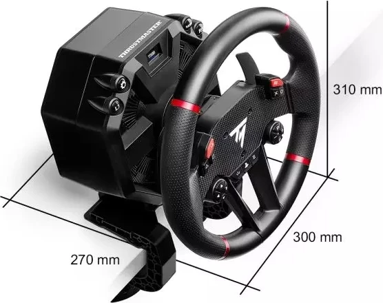 Timon garash Thrustmaster T598-P Direct Drive 5 Nm, 30 cm, me pedale 2, për PC/PS4/PS5, EU Type-C, i zi