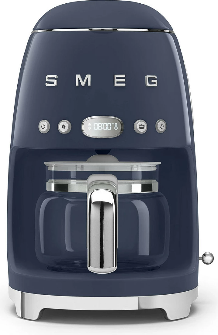 Aparat kafeje me filtër Smeg DCF02NBEU, karafë 12 filxhanë, 1050W, Navy blue