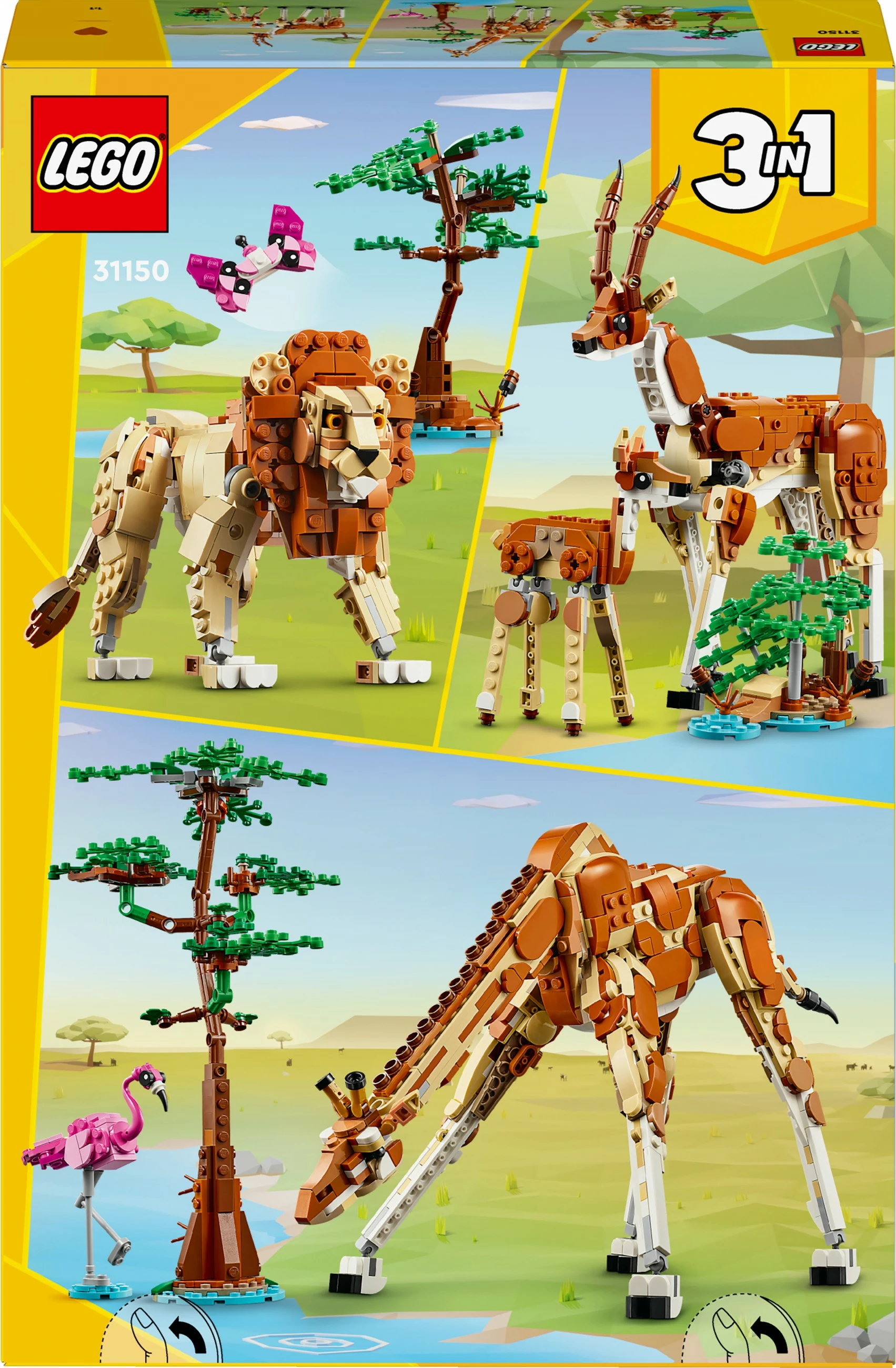 Set ndërtimi LEGO Creator 3in1 31150, 780 pjesë, shumëngjyrësh