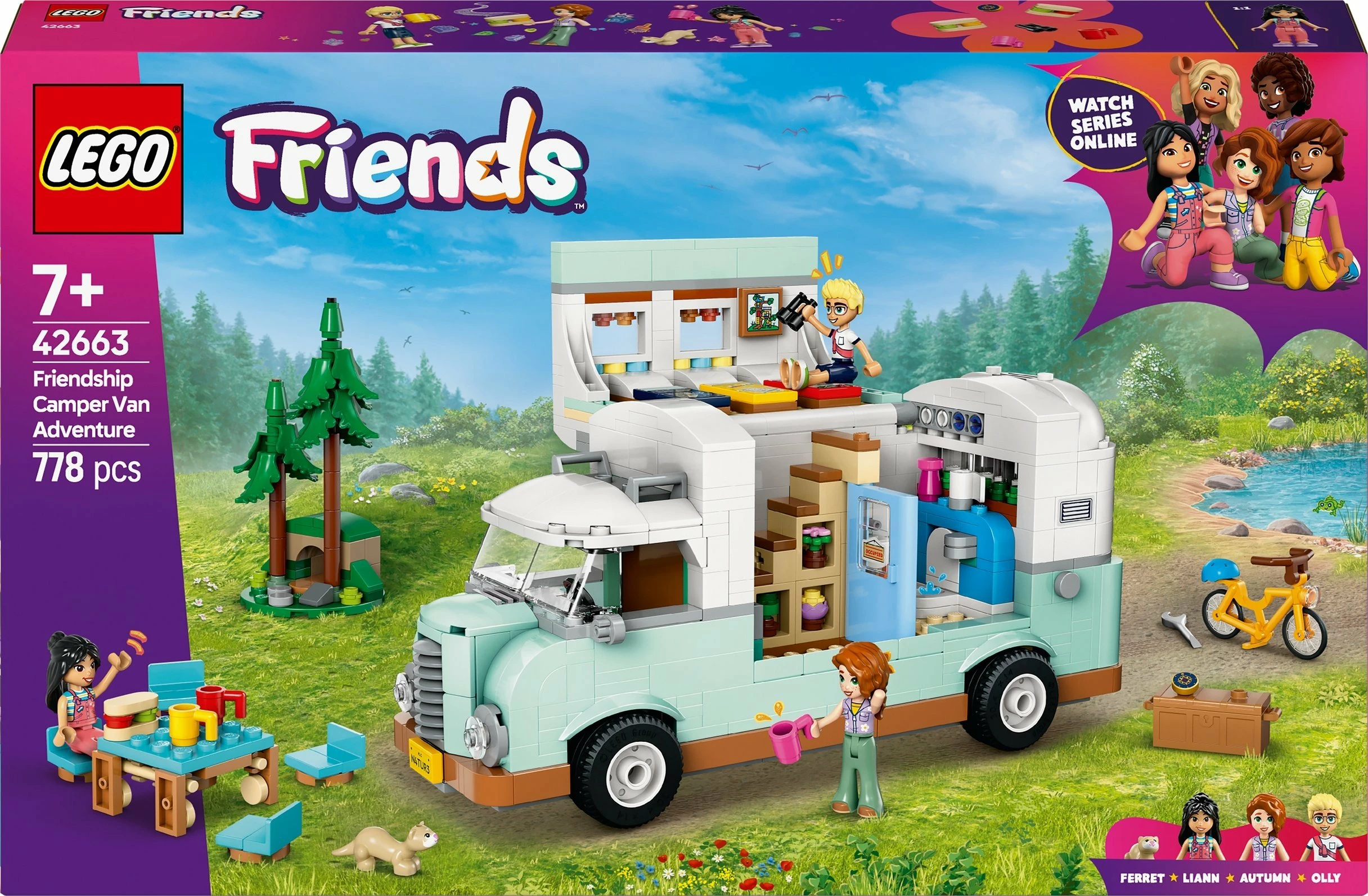 Set LEGO Friends 42663 Adventure in the Friends Camper, 778 copë