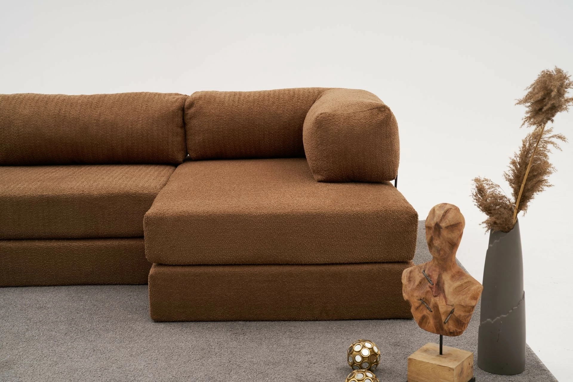 Kënd-sofë Comfort, kafe, Atelier del Sofa