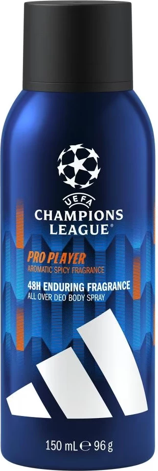 Deodorant spray për meshkuj Adidas Uefa Champions League Pro Player 150ml