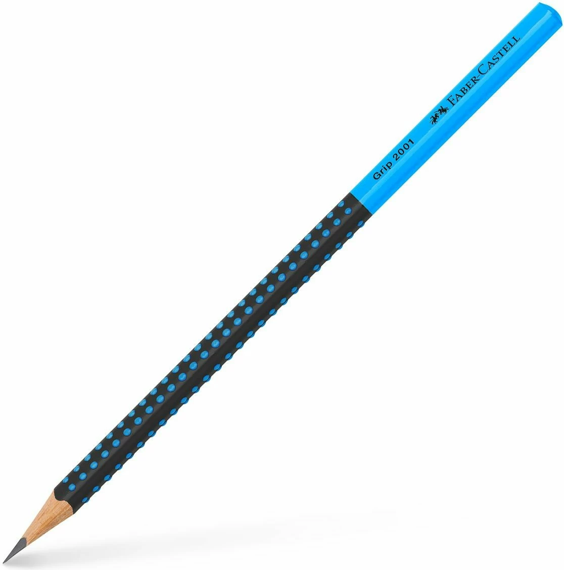 Laps Faber-Castell 517010 HB, gjashtëkëndësh, zi/blu