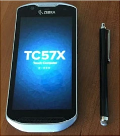 Stilolaps touch Zebra SG-STYLUS-TCX-MTL-03 për Zebra TC5/TC57X, 3 copë, zi/argjend