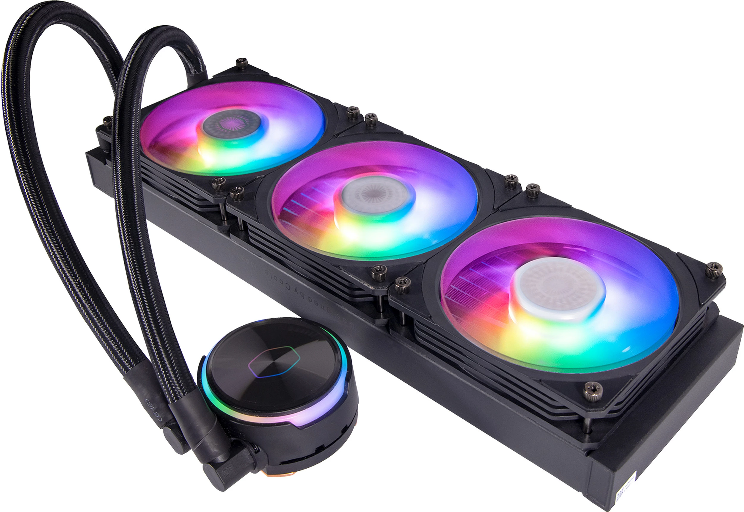 Ftohës uji AIO Cooler Master MasterLiquid PL360 FLUX, 360mm, 3x120mm PWM, RGB, LGA1700/LGA1200, e zezë