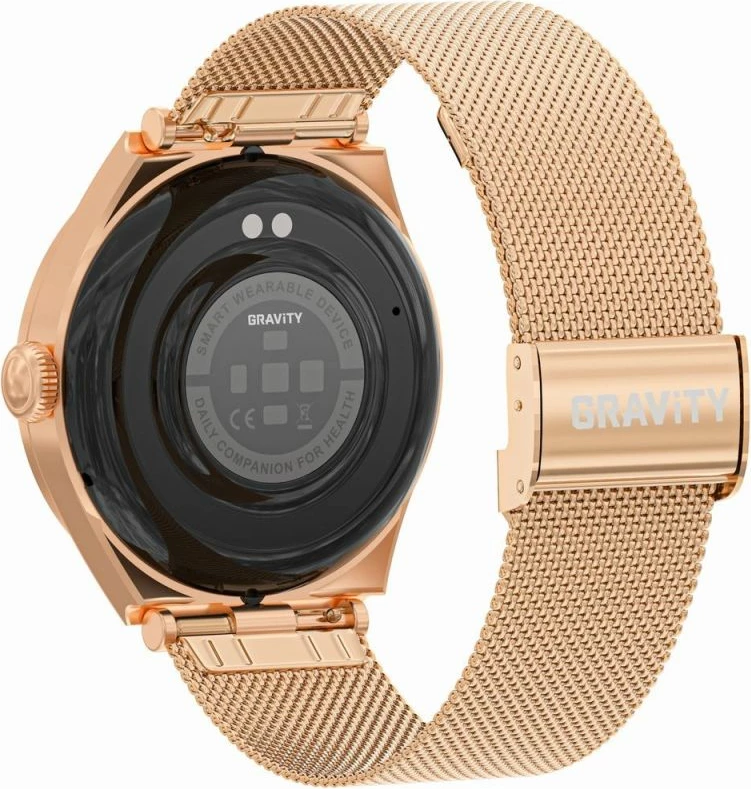 Smartwatch Gravity për femra, rozë gold