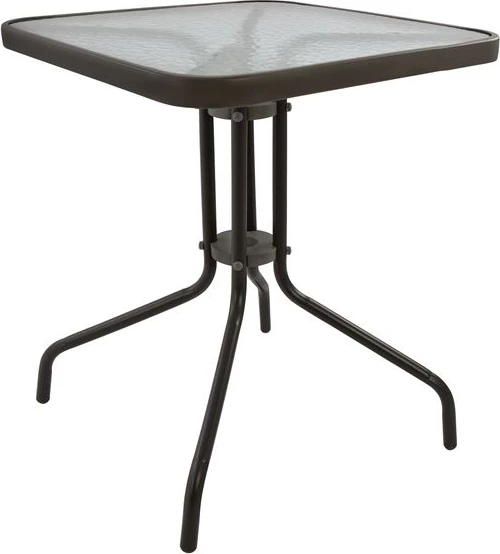 Tavolinë FIGO metalike ngjyrë kafe 60x60x72 cm FH5035.02