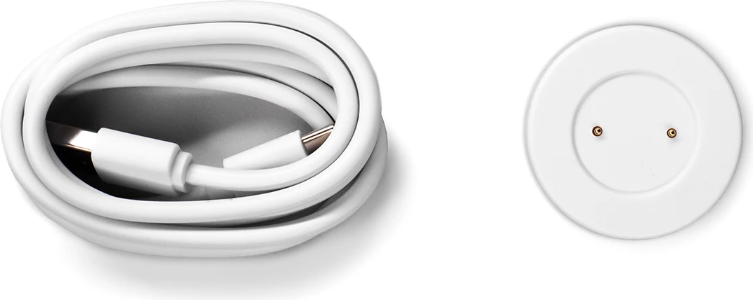 Karikues induktiv magnetik për smartwatch Huawei Hurtel, 1m, USB-C, Bardhë