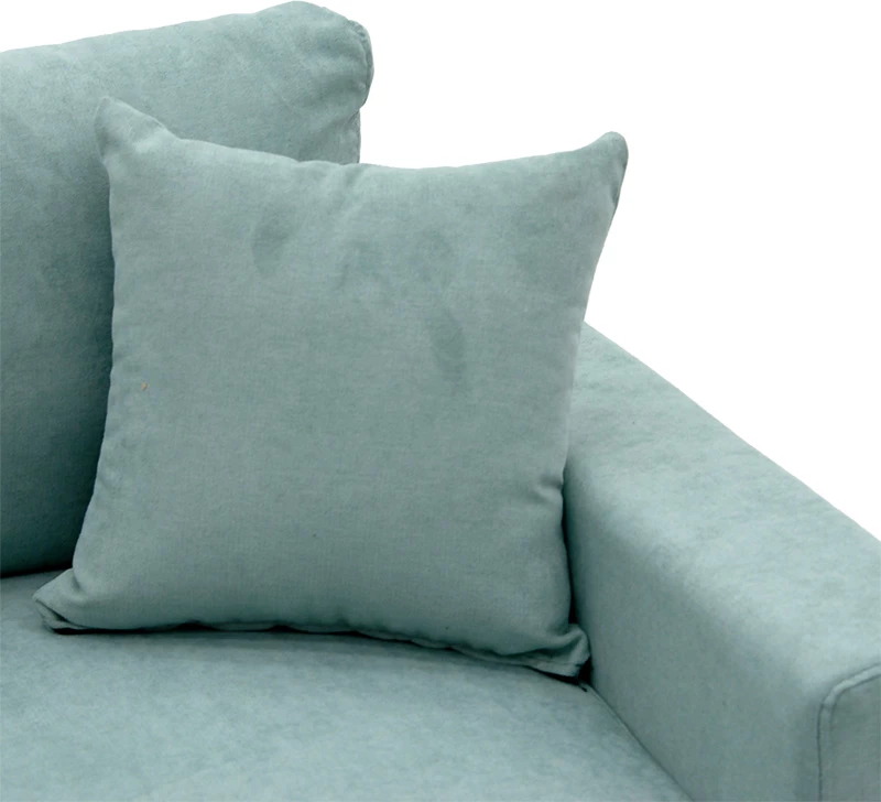 Divan qoshe, shtrat, i kthyeshëm, ngjyrë jeshile mente, 225x148x81 cm