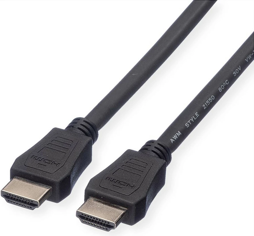 Kabllo HDMI VALUE High Speed me Ethernet, 7.5m, e zezë