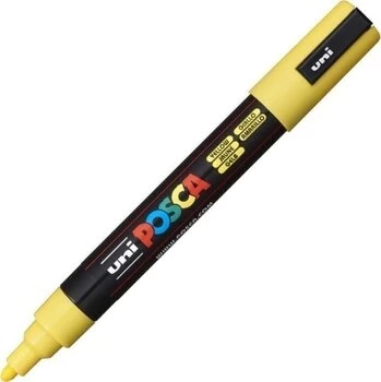 UNI POSCA Marker – E Verdhë (Yellow)