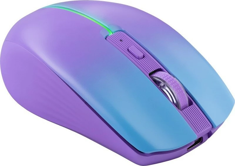 Maus pa tela Defender MM-301 Mystery, Bluetooth/USB, 1600DPI, Violet