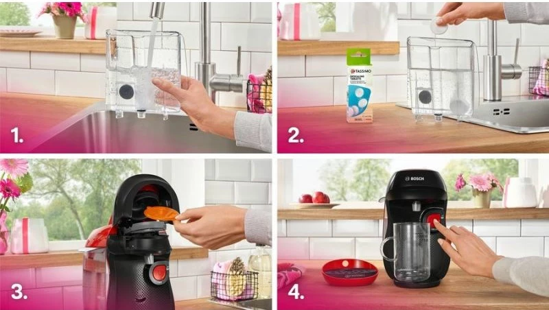 Makine kafeje BOSCH Tassimo TAS103E, e kuqe