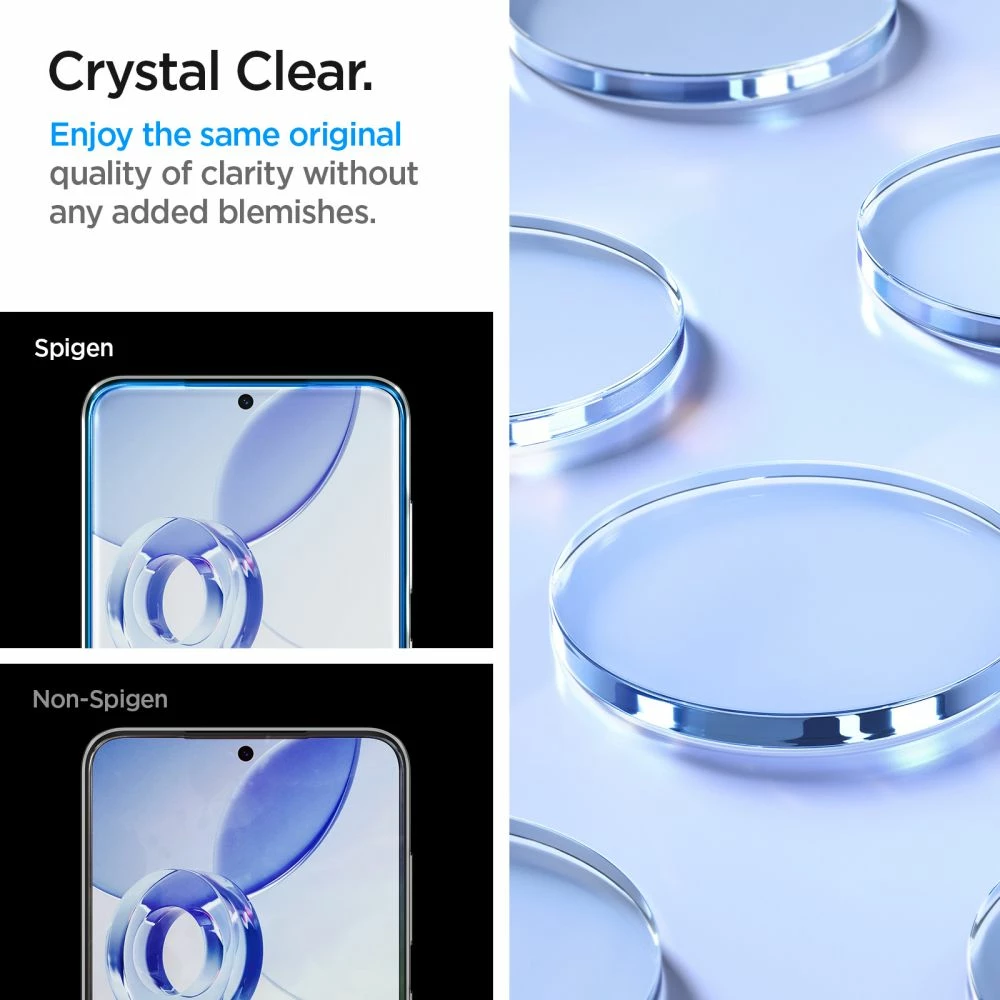 Xham i fortë mbrojtës Spigen Glas.tR EZ Fit për Samsung Galaxy S24/S25, 2 copë