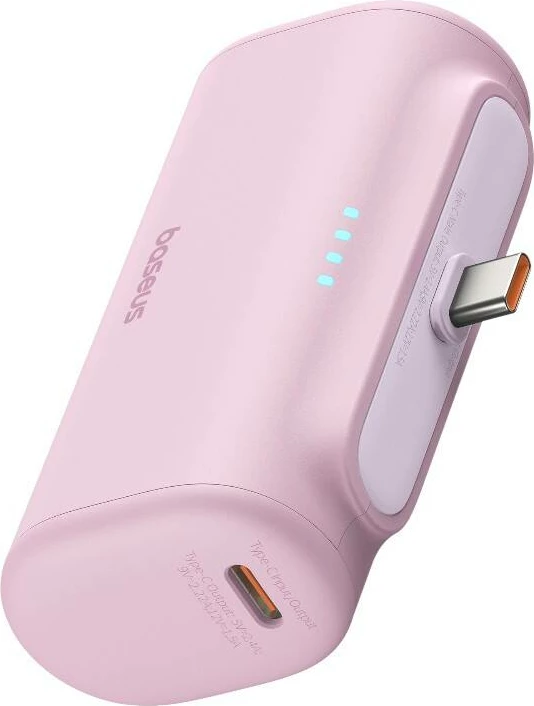 Powerbank Baseus Compact USB-C 5000mAh 20W, rozë