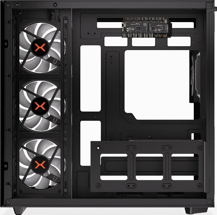 Kasë Krux Empero ARGB (KRXD010) midi tower ATX, e zezë