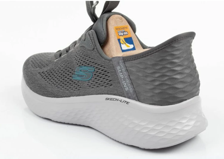 Atlete për meshkuj Skechers, gri/argjendtë