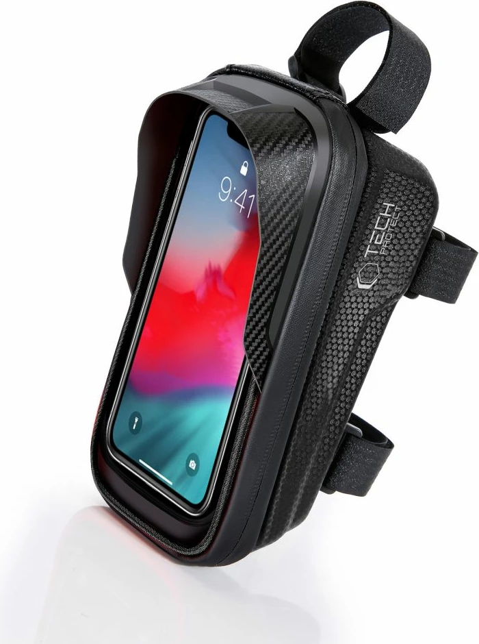 Çantë biçiklete Tech-Protect V2 me hapësirë për telefon, 1L, e zezë