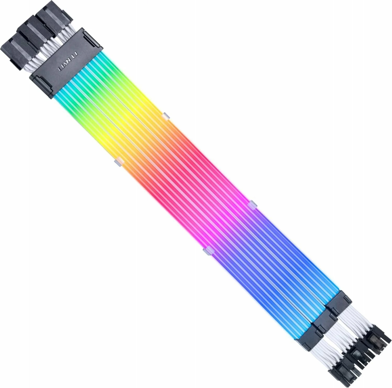 Kablë zgjatimi energjie ARGB për GPU Lian Li Strimer Wireless PW12-1W, 3x 8-Pin, 340 mm, 174 LED