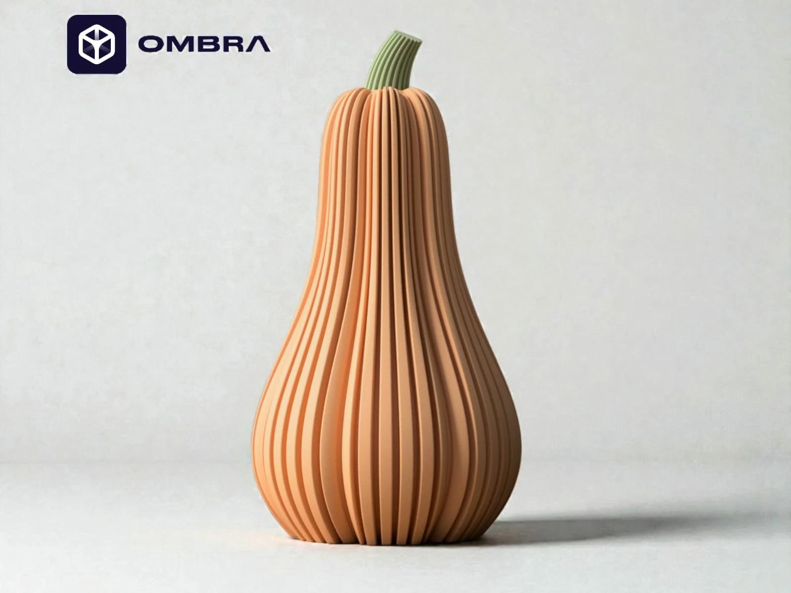 Kungull Dekor për Halloween në stilin "Pumpkin Tall" - e portokalltë