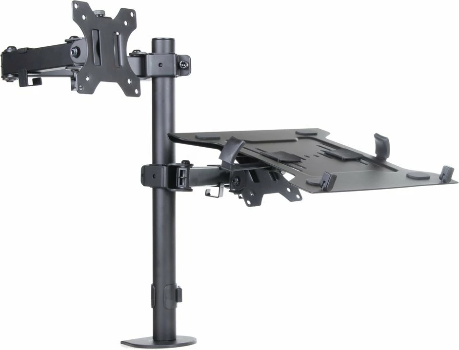 Mbajtës tavoline për monitor dhe laptop Art L-24 (RAMM L-24) 13-32\" VESA 75x75/100x100, i zi