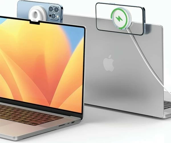 Mbajtëse induktive SODI BM-300 për MacBook MagSafe, kompatibile me iPhone 12/13/14, e zezë