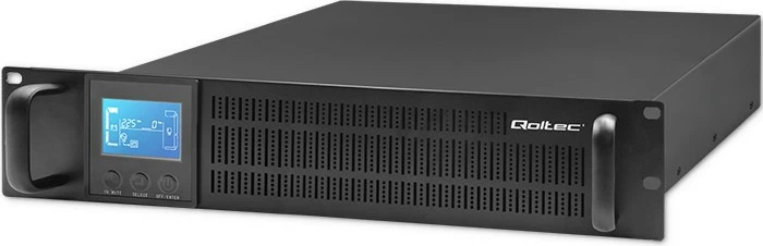 UPS rack Qoltec 53946, 2kVA, 1600W, LCD, i zi
