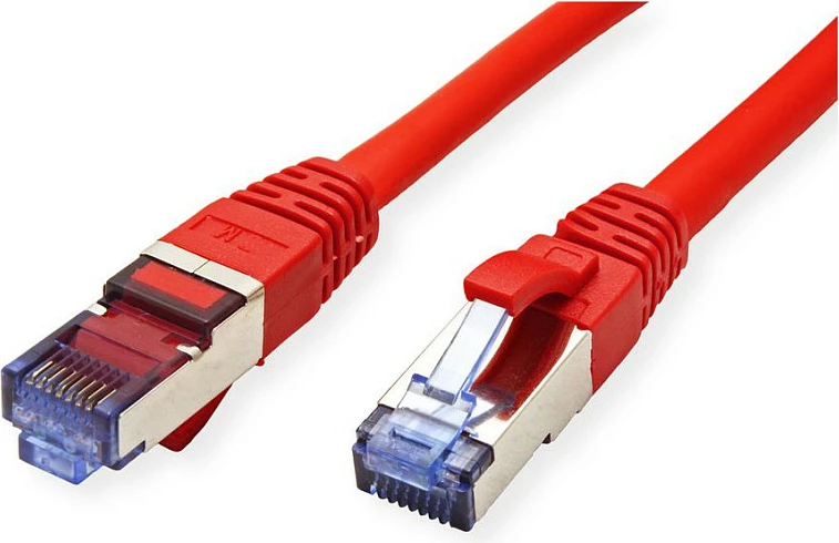 Kabllo rrjeti VALUE Cat6A S/FTP RJ45, 0.15 m, e kuqe