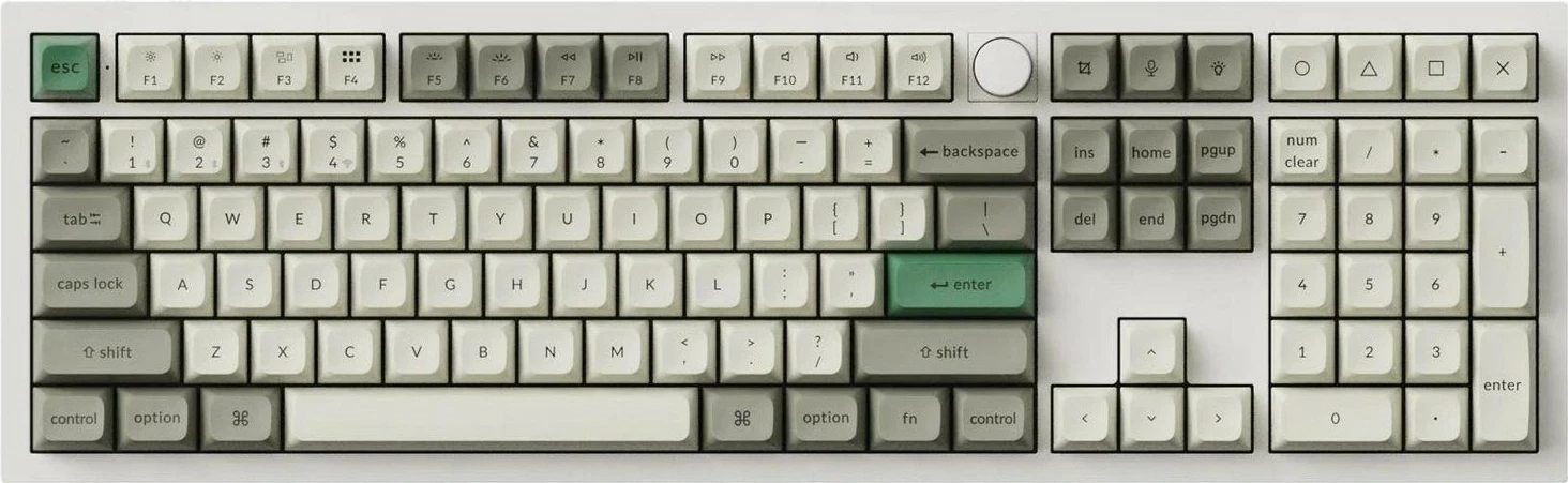 Tastaturë Keychron Q6 Max, Switch Brown, Shell White