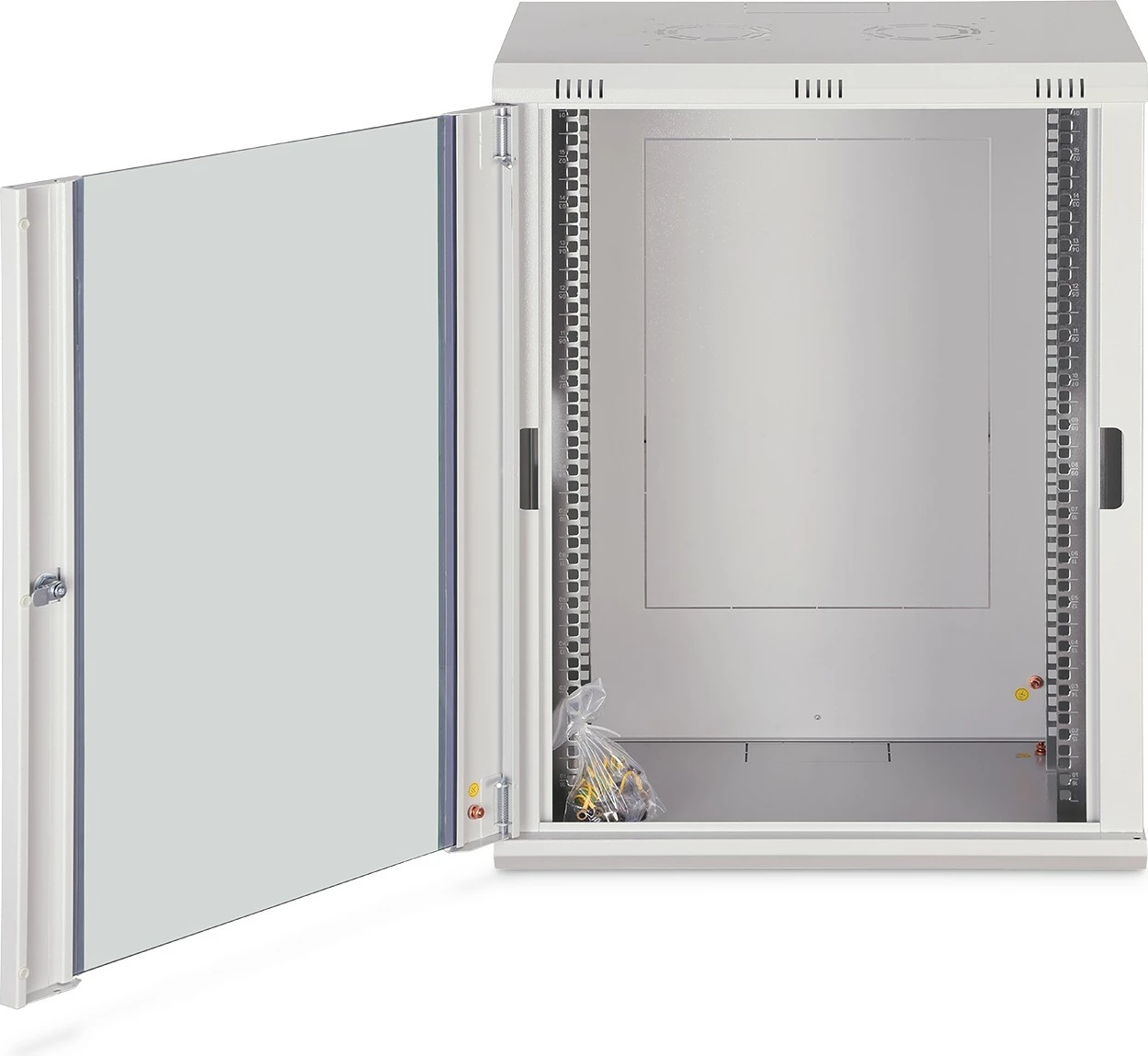 Kasë rrjeti Digitus Dynamic Basic 19U, 600x450 mm, montim në mur, gri