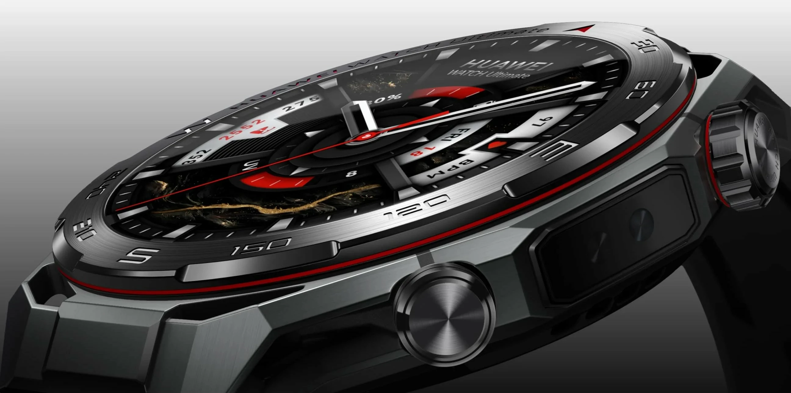 Smartwatch HUAWEI WATCH Ultimate 2 March-B19, rrip fluoroelastomer i zi