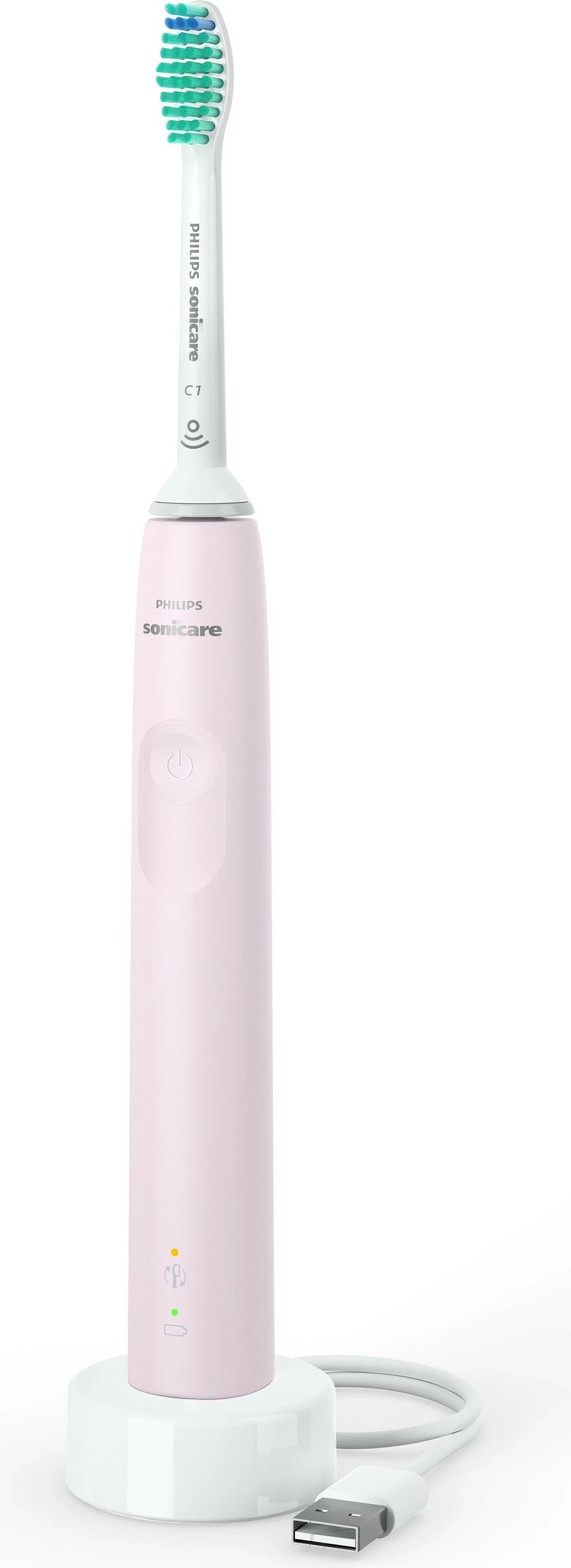 Brushë elektrike dhëmbësh Philips Sonicare 3100 Series HX3671/11, sonike, rozë