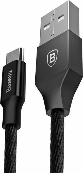 Kabllo USB-A në microUSB Baseus Yiven CAMYW-B01 1.5 m 2A USB 2.0 e zezë
