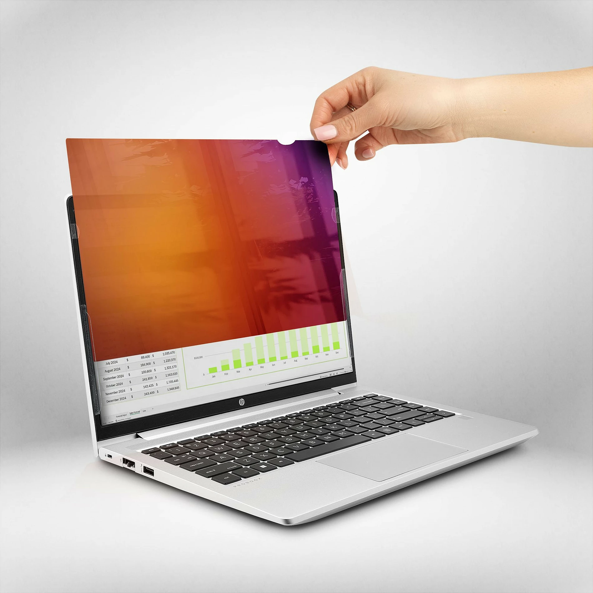 Filter privatësie për laptop StarTech 14IN, 14" 16:9, anti-glare, blue light, i zi
