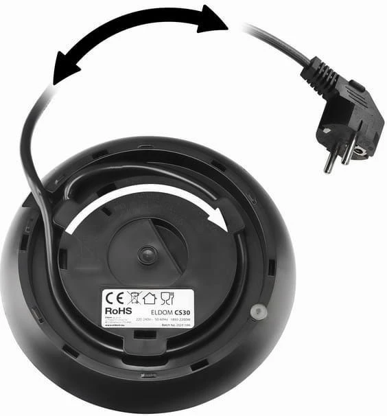 Çajnik elektrik ELDOM CS30, 2L, argjend
