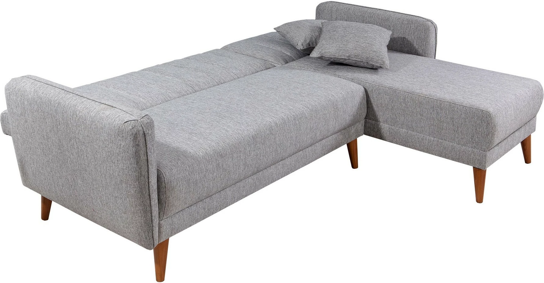 Kënd-sofë krevati Atelier del Sofa, kënd i djathtë, ngjyrë gri