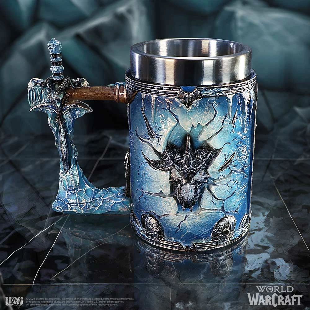 Mug NEMESIS NOW World of Warcraft The Lich King 15.5 cm, blu, me insert inox