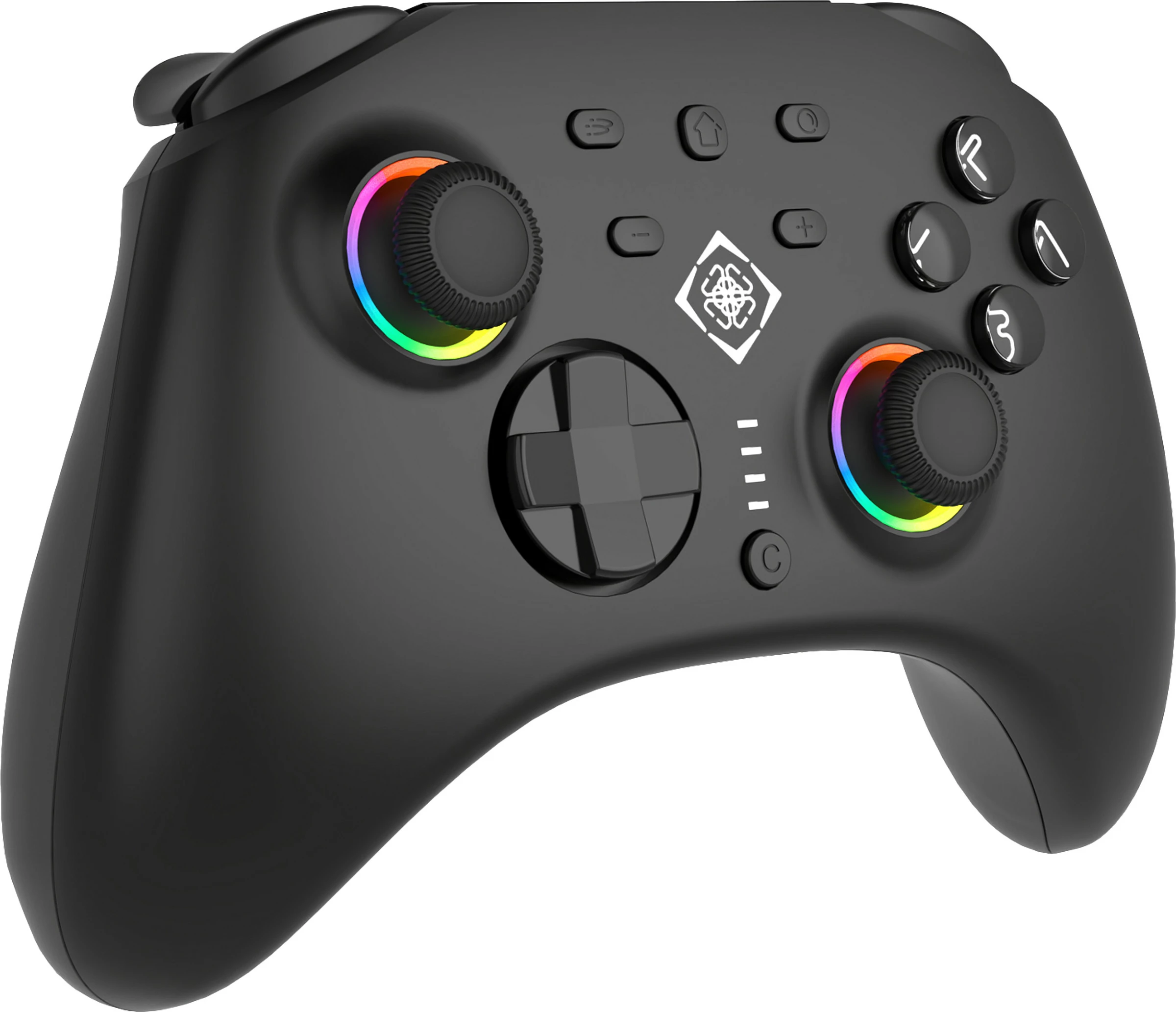 Gamepad Deltaco Gaming Controller 2, Bluetooth/USB, RGB, USB-C, me dalje 3.5mm, i zi