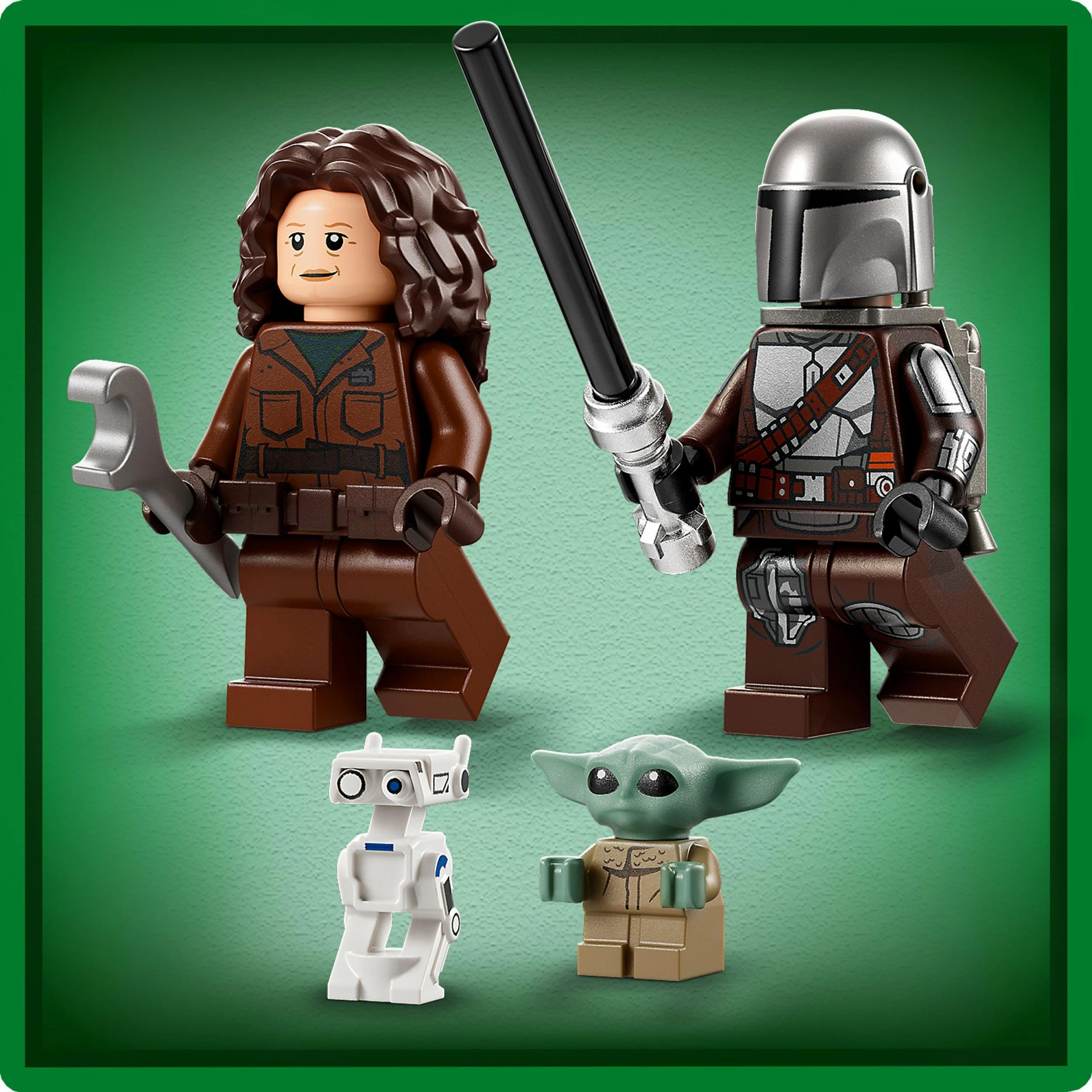 Set LEGO Star Wars 75325 The Mandalorian’s N-1 Starfighter, 412 pjesë, gri