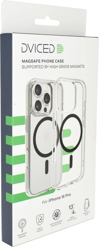 Dviced MagSafe iPhone 16 Pro clear case Black