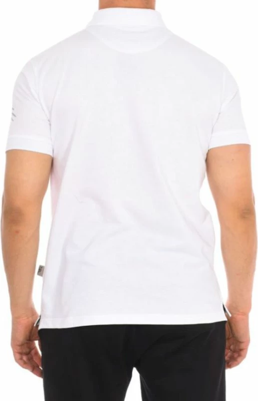 Maicë Polo Plein Sport për meshkuj, të bardha