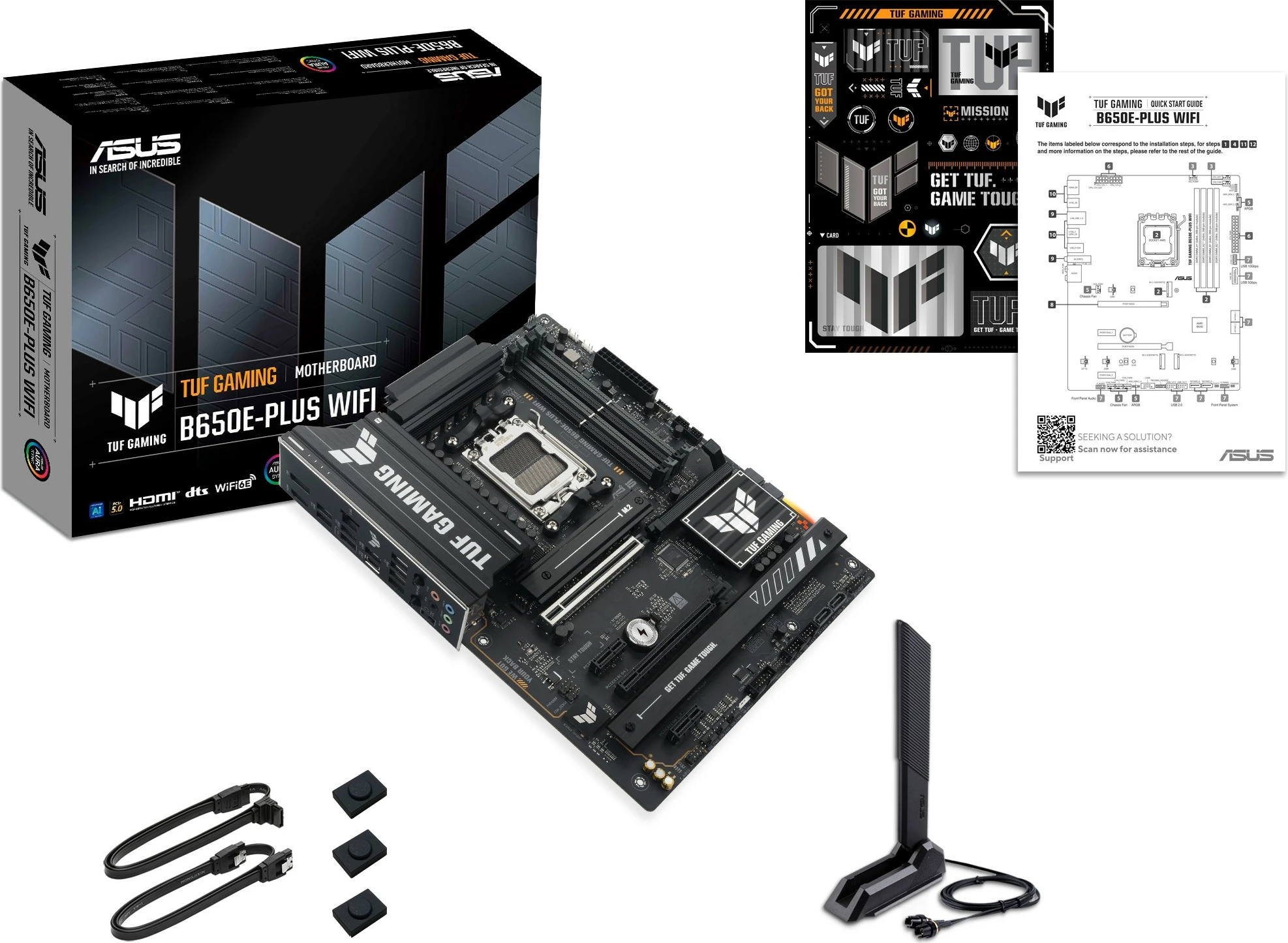 Pllakë amë ASUS TUF GAMING B650E-PLUS WIFI, Socket AM5, DDR5, 256GB