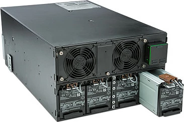 UPS APC Smart-UPS On-Line SRT10KRMXLI, 10kVA/10kW, Rackmount 6U, 10 dalje IEC (6x C13 + 4x C19), me kartë rrjeti, e zezë